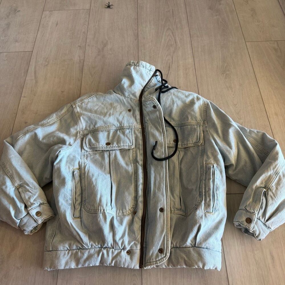 One teaspoon DENIM PUFFA JACKET size XS (A)